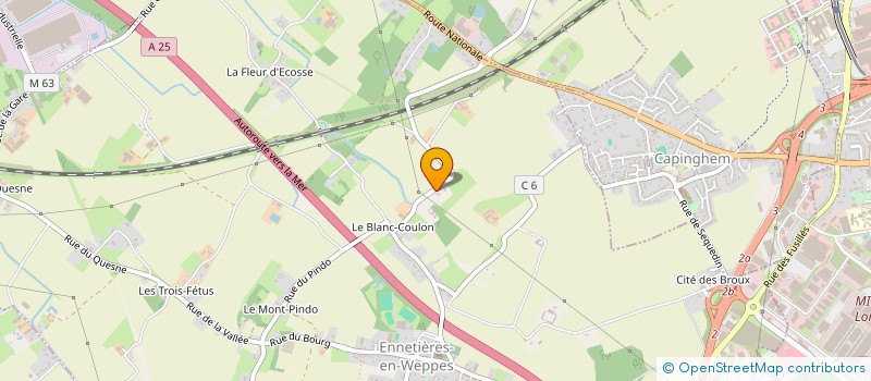 localisation de l'entreprise AD HOLDING  ENNETIERES-EN-WEPPES