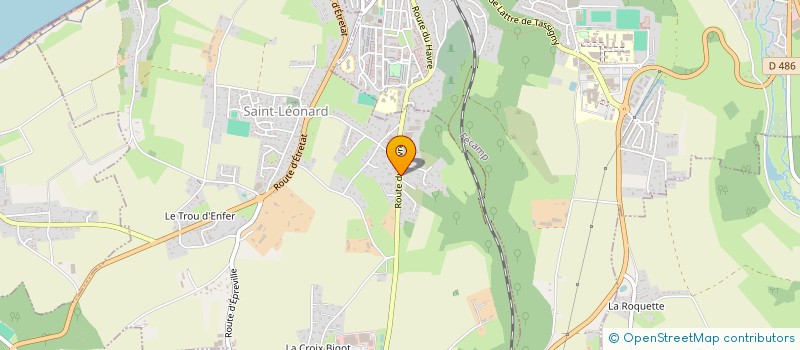 localisation de l'entreprise AD HOLDING  SAINT-LEONARD