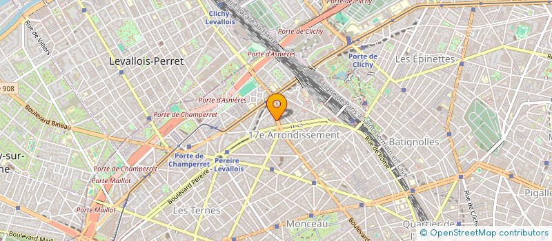 localisation de l'entreprise AD HOLDING SAS à CLICHY