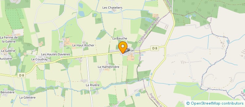 localisation de l'entreprise AD HOME DESIGN à LOIREAUXENCE