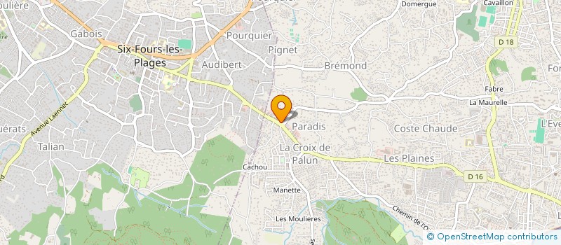 localisation de l'entreprise AD HOME SERVICES à LA SEYNE-SUR-MER