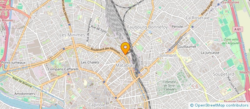 localisation de l'entreprise AD HOMINEM  TOULOUSE