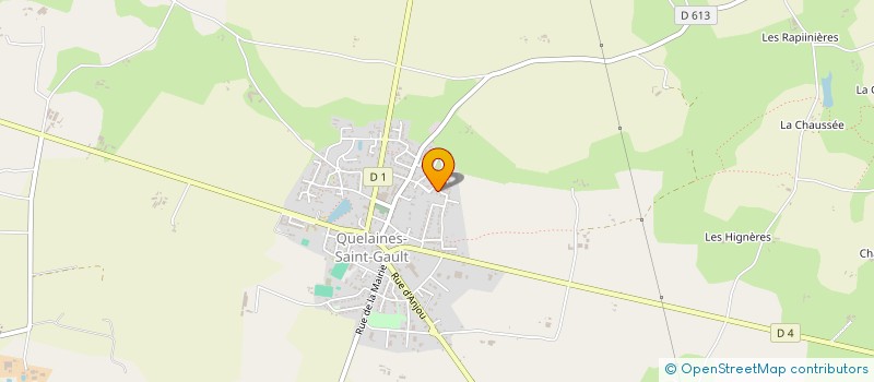 localisation de l'entreprise AD&I EDITION  QUELAINES-SAINT-GAULT