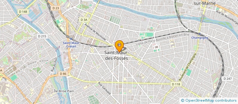 localisation de l'entreprise AD'ICONE à SAINT-MAUR-DES-FOSSES