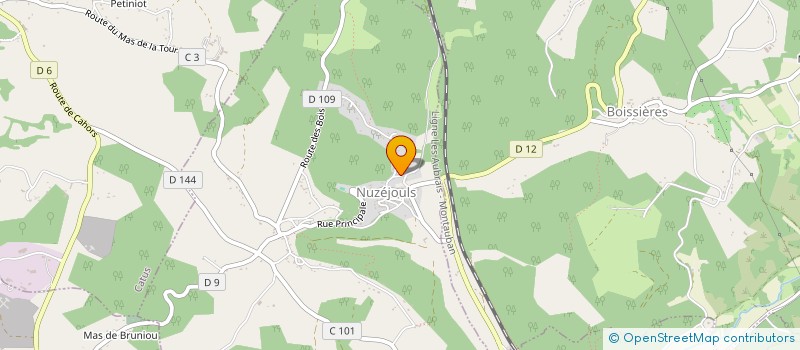 localisation de l'entreprise AD'IM  MONTGESTY