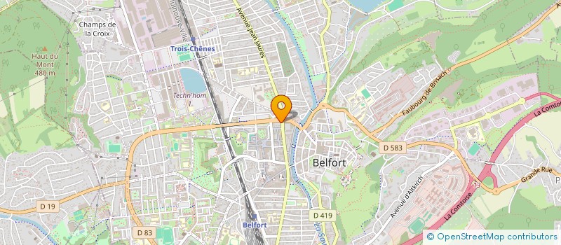 localisation de l'entreprise AD IMAGIA SARL à BELFORT