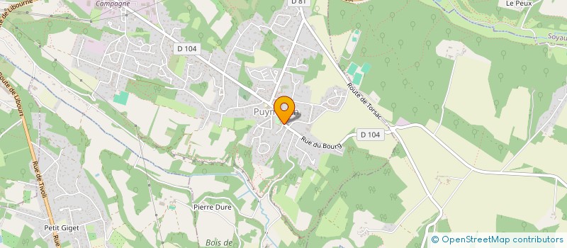 localisation de l'entreprise AD IMMO 16  PUYMOYEN