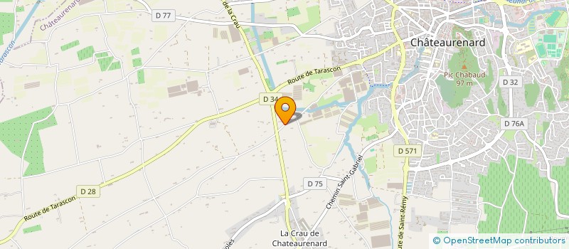 localisation de l'entreprise AD'IMMO à CHATEAURENARD