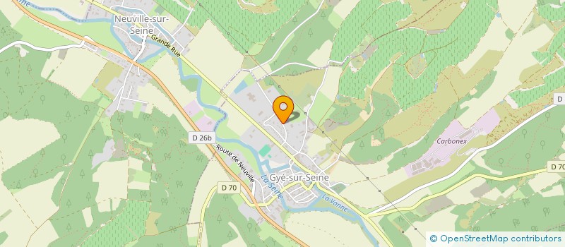 localisation de l'entreprise AD'IMMO  GYE-SUR-SEINE