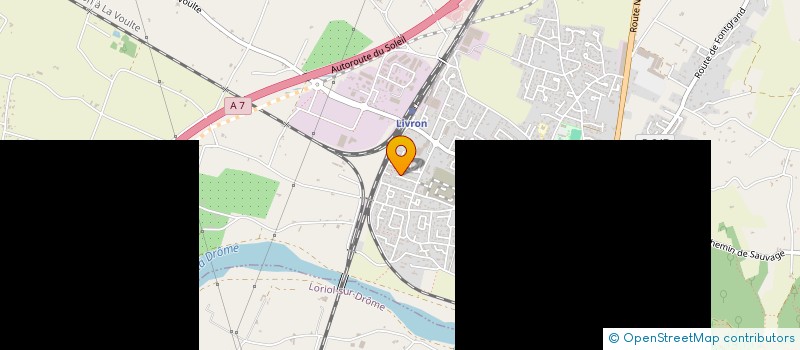 localisation de l'entreprise AD IMMO  LIVRON-SUR-DROME