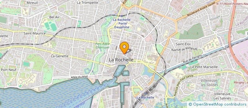 localisation de l'entreprise AD IMMO  LA ROCHELLE