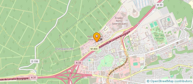 localisation de l'entreprise AD IMMO  MAXEVILLE