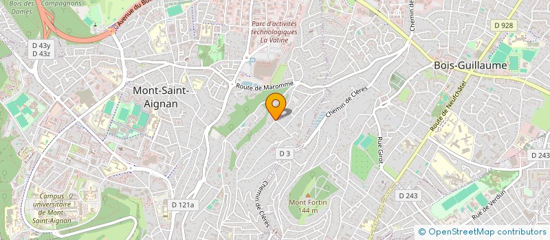 localisation de l'entreprise AD IMMO  MONT-SAINT-AIGNAN