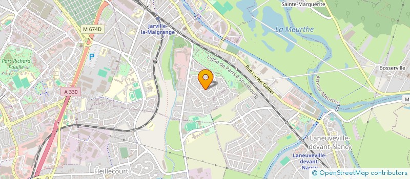 localisation de l'entreprise AD IMMO  JARVILLE-LA-MALGRANGE