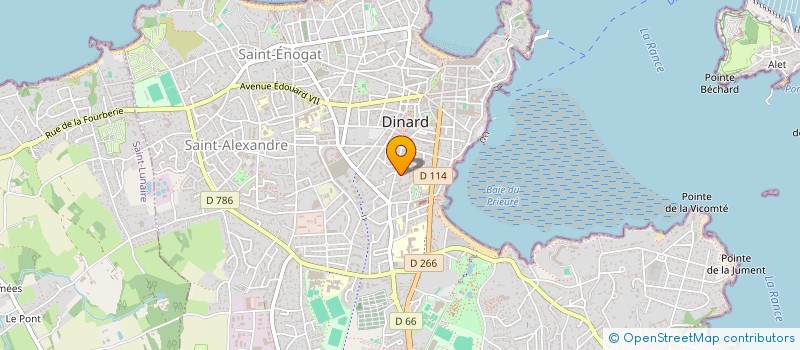 localisation de l'entreprise AD IMMO  DINARD