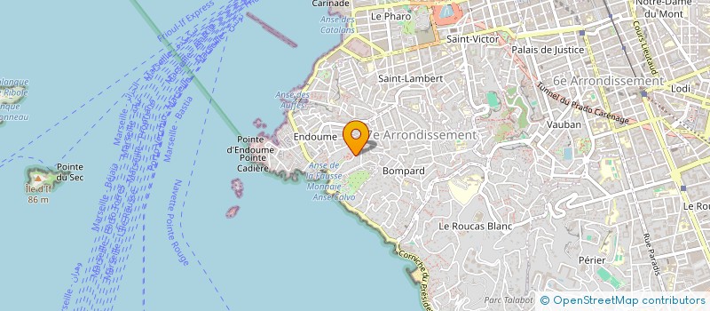 localisation de l'entreprise AD IMMO à MARSEILLE