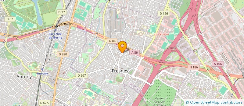 localisation de l'entreprise AD IMMO  FRESNES