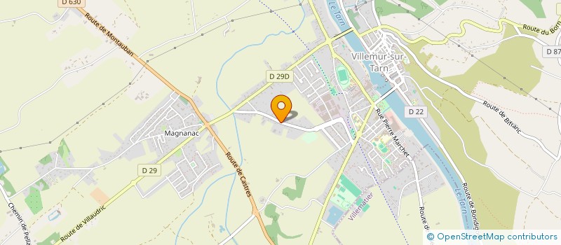 localisation de l'entreprise AD IMMO  VILLEMUR-SUR-TARN