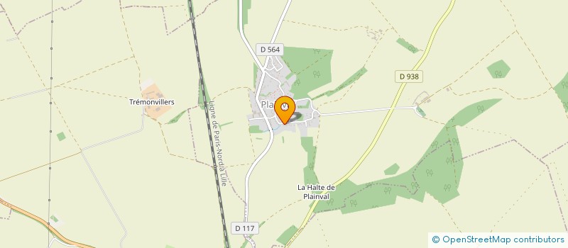 localisation de l'entreprise AD IMMOBILIER  PLAINVAL