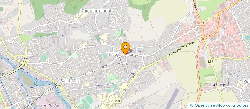 localisation de l'entreprise AD IMMOBILIER  ESSEY-LES-NANCY