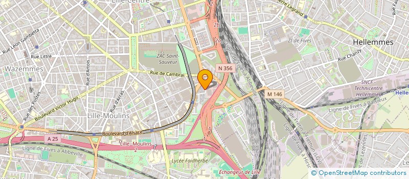 localisation de l'entreprise AD IMMOBILIER à LILLE
