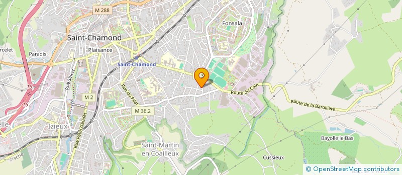 localisation de l'entreprise AD IMMOBILIERE  SAINT-CHAMOND