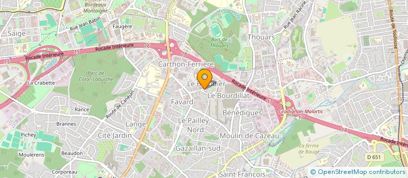 localisation de l'entreprise AD IMMOSERVICES  GRADIGNAN