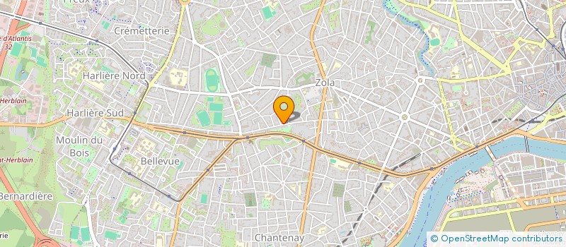 localisation de l'entreprise AD&IN à NANTES