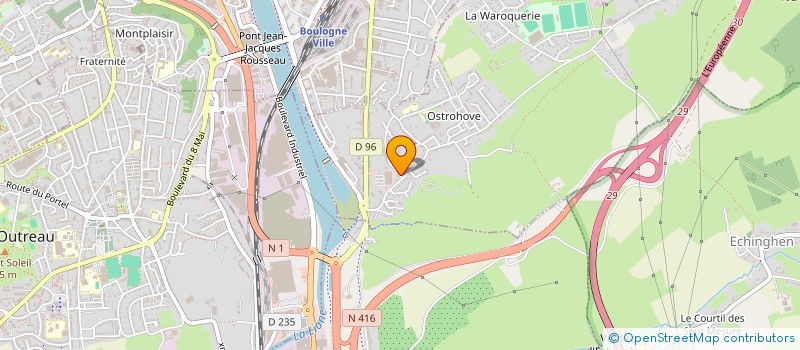localisation de l'entreprise AD' INVEST à SAINT-MARTIN-BOULOGNE