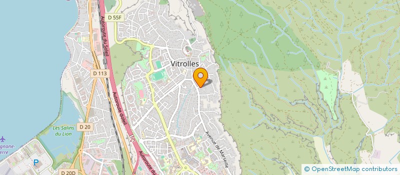 localisation de l'entreprise AD INVEST à VITROLLES
