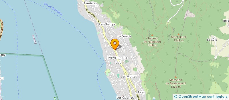 localisation de l'entreprise AD INVEST  VEYRIER-DU-LAC