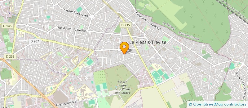 localisation de l'entreprise AD INVEST  LE PLESSIS-TREVISE