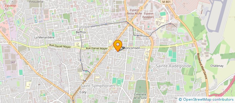 localisation de l'entreprise AD INVEST  TOURS