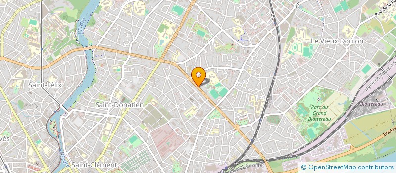 localisation de l'entreprise AD INVEST à NANTES