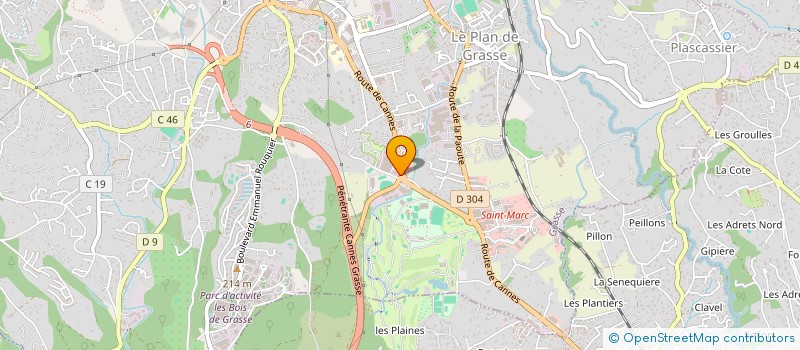 localisation de l'entreprise AD INVEST  GRASSE