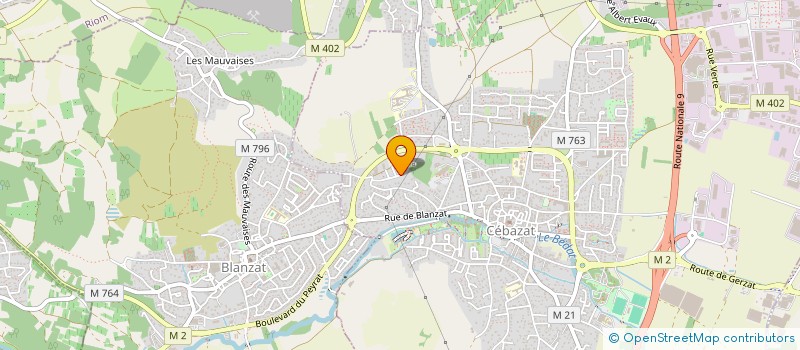 localisation de l'entreprise AD INVEST63  CEBAZAT