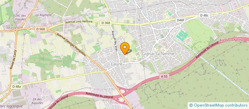 localisation de l'entreprise AD-INVESTISSEMENT à GIGNAC-LA-NERTHE