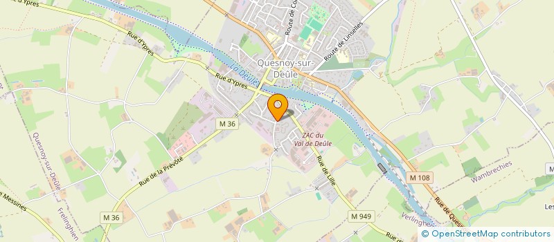 localisation de l'entreprise AD INVESTISSEMENT à QUESNOY-SUR-DEULE