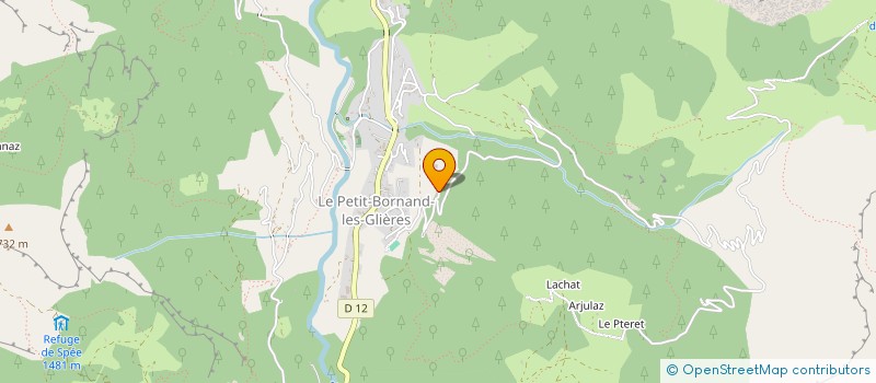 localisation de l'entreprise AD INVESTISSEMENT  GLIERES-VAL-DE-BORNE