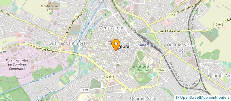 localisation de l'entreprise AD INVESTISSEMENTS à CAMBRAI