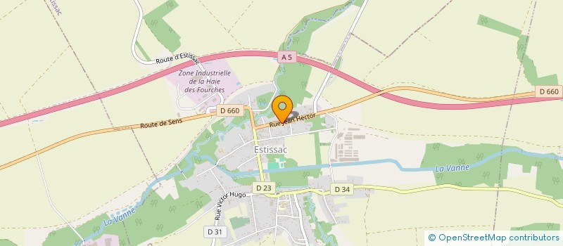 localisation de l'entreprise AD'IVINE à ESTISSAC