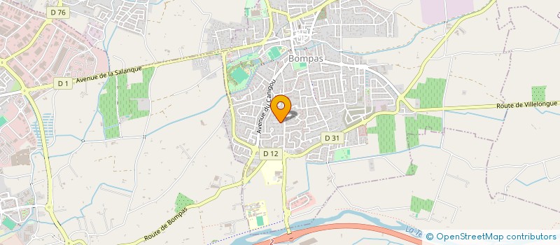 localisation de l'entreprise AD JAMMES à BOMPAS