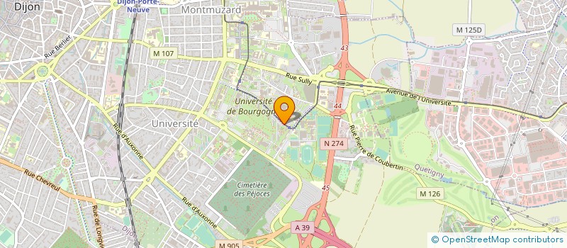 localisation de l'entreprise AD KAMERA à DIJON