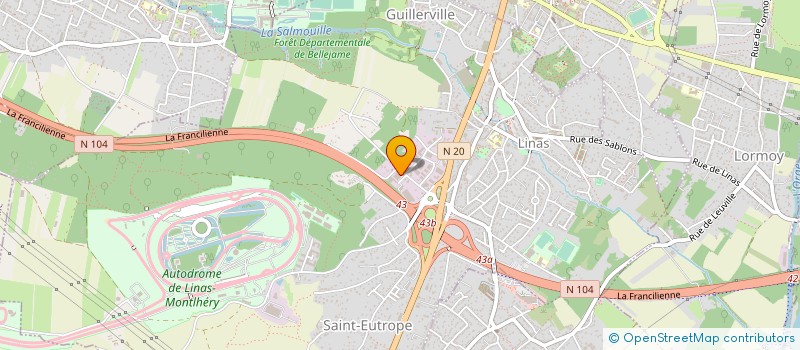 localisation de l'entreprise AD KERMESS à LINAS