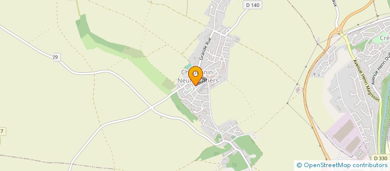 localisation de l'entreprise AD KRYSTAL FROID  CHAUCONIN-NEUFMONTIERS