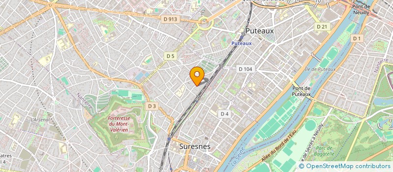 localisation de l'entreprise AD KSR à SURESNES