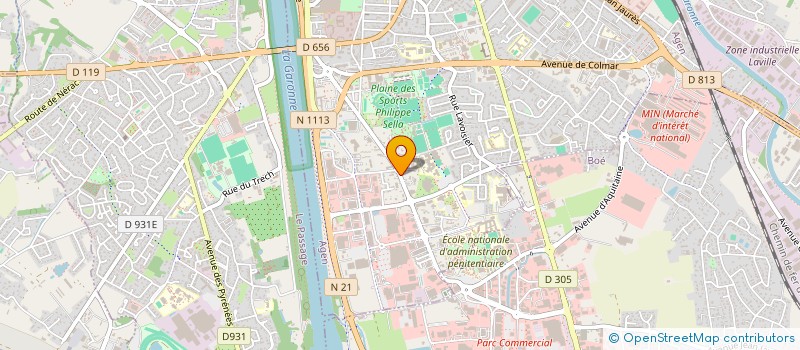 localisation de l'entreprise AD-LEX  AGEN