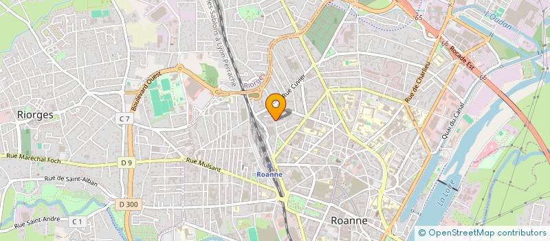 localisation de l'entreprise AD LIB  ROANNE