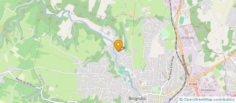 localisation de l'entreprise AD LIB BRIGNAIS  BRIGNAIS