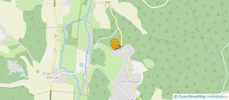 localisation de l'entreprise AD LIB J@ZZ  LES HOGUES